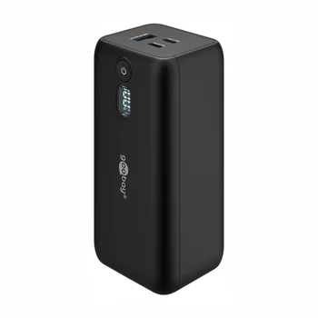 Goobay Schnelllade PowerBank, ca. 20.000 mAh f�r APPLE iPhone Xs MAX, Ausgang: 2x USB-C / 1x USB-A, 65W auch f�r Laptops