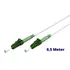 Goobay Glasfaserkabel (FTTH), 0.5m, Singlemode (OS2), LC-APC Stecker beidseitig, white