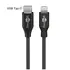 Goobay Daten- / Ladekabel Lightning auf USB-C f�r APPLE iPhone 14 Pro, Black, 1m