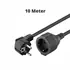 Goobay Strom Verl�ngerungs-Kabel, 10m, bis 16A, Black