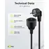 Goobay Strom Verl�ngerungs-Kabel, 5m, bis 16A, Black, Abbildung 3