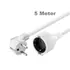 Goobay Strom Verl�ngerungs-Kabel, 5m, bis 16A, White