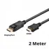 Goobay Displayport auf HDMI Kabel, 2m, DP Stecker auf HDMI Stecker / 4K / 30 Hz (3840x2160) UHD