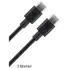 Goobay Daten- / Ladekabel USB-C auf USB-C f�r alle Ger�te mit USB-C Anschluss , Black, 2m