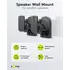 Goobay Lautsprecher Wandhalterungen, 2 St�ck, Universal, Black, bis 3.5kg / St�ck, Abbildung 2