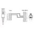 Goobay VDSL Kabel 6m / TAE-F Anschlu�kabel auf RJ45 Buchse (8P2C), Abbildung 1