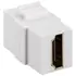 Goobay Keystone Modul HDMI Verbinder, 2x HDMI Buchse, 8K 60 Hz, White, Abbildung 2