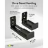 Goobay Soundbar Wandhalterung, Universal, Black, bis 15kg, Abbildung 2