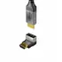 Goobay HDMI Winkel Adapter 8K / 60 Hz, Stecker auf Buchse, 90 Grad vertikal, vergoldet, Aluminiumverst�rkung, Abbildung 2