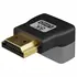 Goobay HDMI Winkel Adapter 8K / 60 Hz, Stecker auf Buchse, 90 Grad vertikal, vergoldet, Aluminiumverst�rkung, Abbildung 3