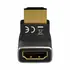 Goobay HDMI Winkel Adapter 8K / 60 Hz, Stecker auf Buchse, 90 Grad vertikal, vergoldet, Aluminiumverst�rkung, Abbildung 5
