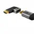 Goobay HDMI Winkel Adapter 8K / 60 Hz, Stecker auf Buchse, 90 Grad horizontal, vergoldet, Aluminiumverst�rkung, Abbildung 4