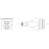 Goobay Netzwerk Terminal Block 8-pin auf RJ45-Stecker (8P8C), Abbildung 2