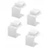 Goobay Keystone Abdeckung (4-er Pack), White