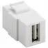 Goobay Keystone Modul USB-A 2.0 Verbinder, 2x USB 2.0 Buchse (USB-A), White, Abbildung 2
