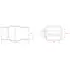 Goobay Keystone Modul USB-A 2.0 Verbinder, 2x USB 2.0 Buchse (USB-A), White, Abbildung 3