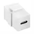 Goobay Keystone Modul USB-C Verbinder, 2x USB 3.2 Buchse (USB-C), White, Abbildung 2