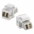 Goobay Keystone Modul Lichtwellenleiter, 2x LWL-Buchse (LC-Duplex)