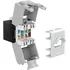 Goobay Keystone Modul RJ45 CAT 6A, UTP, LAN LSA Einbaubuchse, Kunststoff, Black, Abbildung 3