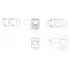 Goobay Keystone Modul RJ45 CAT 6A, UTP, LAN LSA Einbaubuchse, Kunststoff, Black, Abbildung 4