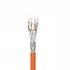 Goobay CAT 7A Netzwerkkabel, S/FTP (PiMF), 100m Rollenware, Orange, Abbildung 2