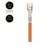 Goobay CAT 7A Netzwerkkabel, S/FTP (PiMF), 100m Rollenware, Orange, Abbildung 3