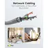 Goobay CAT 6A Netzwerkkabel, S/FTP (PiMF), 100m Rollenware, Gray, Abbildung 2