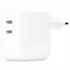 MW2K3ZM/A (Bulk) Dual Power-Ladeger�t 230V f�r APPLE iPhone Xs MAX, 35W, 2x USB-C