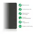 upScreen Spy Shield Clear Premium, Blickschutzfolie f�r APPLE iPad (2021), Abbildung 2