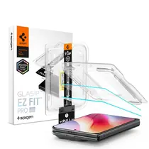 Spigen Glas.tR EZ Fit, Displayschutz f�r APPLE iPhone Duo, 2 St�ck