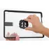 Brodit Tisch-St�nder, mit ovalem Fu�, mit Aufnahme f�r OtterBox uniVERSE Tablet H�llen, Abbildung 1