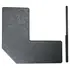 Brodit Angewinkelte Erweiterung-Platte, 90 Grad, 117x124x5mm, 3er Set