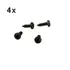 Brodit Selbstschneidende Schrauben f�r ABS-Kunststoff, 8 x 3mm (4er Pack)