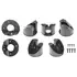 Brodit Oberteil f�r Sockel mit Kabelf�hrung, Winkel: 45� / H�he 50mm
