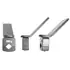 Brodit Rohr-Halterung f�r Rohre mit 19 bis 30mm Durchmesser, 45 Grad abgwinkelt, Auflagefl�che: 160x50mm