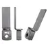 Brodit Rohr-Halterung f�r Rohre mit 19 bis 30mm Durchmesser, 90 Grad abgwinkelt, Auflagefl�che: 160x50mm