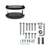Brodit Grundhalterung f�r Flachstahl-Stege (z.B. f�r Gabelstapler), max Steg-Breite 87mm, Dicke 5-130mm