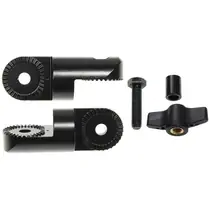 Brodit Rohr-Verl�ngerung 2 Zoll (Gesamtl�nge: 82mm) / 90 Grad Versatz / Feine Zahnung, Abbildung 1