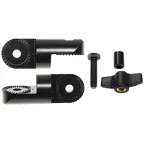 Brodit Rohr-Verl�ngerung 2 Zoll (Gesamtl�nge: 82mm) / 90 Grad Versatz / Feine Zahnung