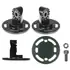 Brodit Standfu� / Halterabschluss f�r Rohverbindungen, als Basis / Abschluss f�r alle Teile mit GROBER Zahnung, runde Montageplatte 64mm, Abbildung 1