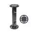 Brodit Komplettset / Sockelhalterung 6 Zoll (Gesamtl�nge: 164mm), 2x Montageplatte rund 62mm, Grobe Zahnung