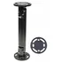 Brodit Komplettset / Sockelhalterung 8 Zoll (Gesamtl�nge: 214mm), 2x Montageplatte rund 62mm, Grobe Zahnung