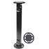 Brodit Komplettset / Sockelhalterung 10 Zoll (Gesamtl�nge: 264mm), 2x Montageplatte rund 62mm, Grobe Zahnung