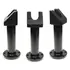 Brodit Grundhalterung / Sockelhalterung, mit drehbarer AMPS Montageplatte 45� abgewinkelt, L�nge: 117mm, Abbildung 1