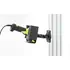 Brodit Komplettset / Sockelhalterung 4 Zoll (Gesamtl�nge: 114mm), Fl�gelschrauben / feine Zahnung / Montageplatte Rund + Eckig 50x50, Abbildung 9