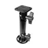Brodit Komplettset / Sockelhalterung 6 Zoll (Gesamtl�nge: 164mm), Fl�gelschrauben / feine Zahnung / Montageplatte Rund + Eckig 50x50