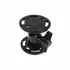 Brodit Komplettset / Sockelhalterung 2 Zoll (Gesamtl�nge: 62mm) / Fl�gelschrauben / feine Zahnung / Montageplatte 2x Rund