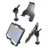 Brodit einstellbarer Tablet Halter mit S�ulenhalterung f�r TECLAST T65 Max, 3-Punkt Befestigung