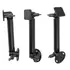 Brodit Komplettset / Sockelhalterung 10 Zoll (Gesamtl�nge: 264mm) / Fl�gelschrauben / feine Zahnung / Montageplatte Rund + Eckig 50x50, Abbildung 5