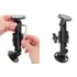 Brodit Komplettset / Sockelhalterung 7 Zoll (Gesamtl�nge: 188mm), 2x Montageplatte rund 64mm, Feine Zahnung, Abbildung 2
